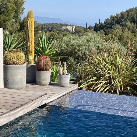 ヴィラ Somptueuse D'architecte Climatisee Avec Piscine Chauffee バンドール