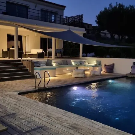 Somptueuse D'architecte Climatisee Avec Piscine Chauffee Vila Bandol