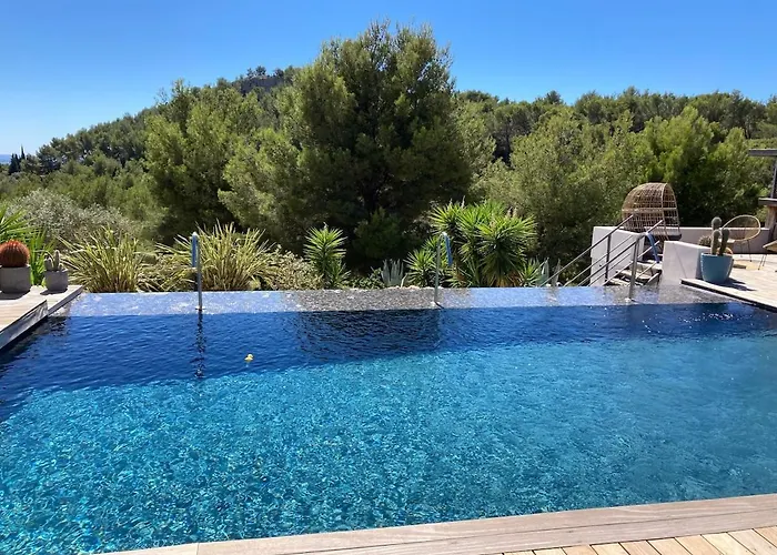 Somptueuse D'architecte Climatisee Avec Piscine Chauffee * Bandol