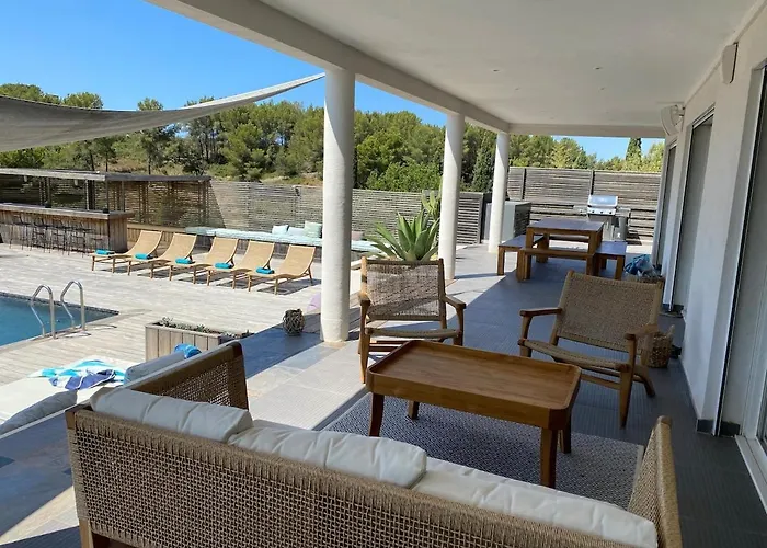 Willa Somptueuse D'architecte Climatisee Avec Piscine Chauffee