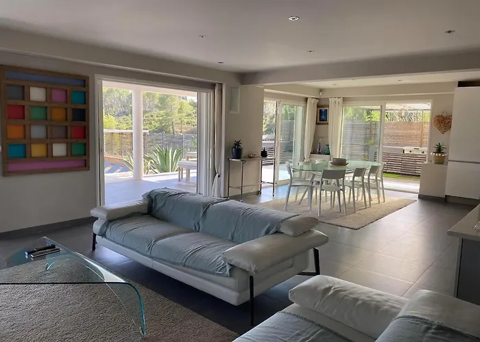 Willa Somptueuse D'architecte Climatisee Avec Piscine Chauffee Bandol